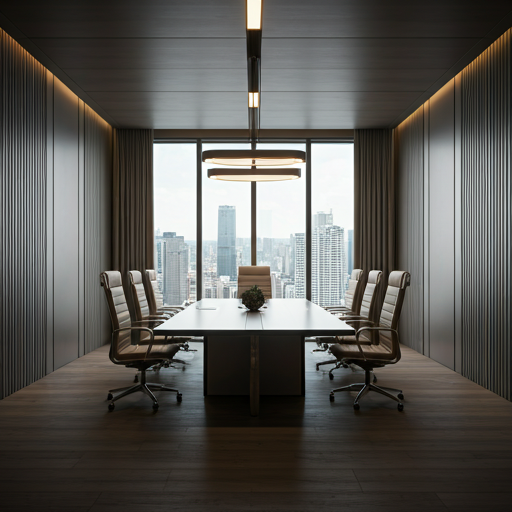 Luxury corporate boardroom and headquarters